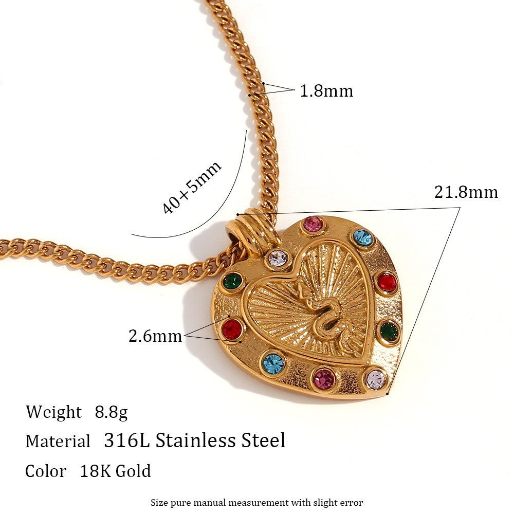 Fashionable And Stylish Retro Titanium Stainless Steel Necklace