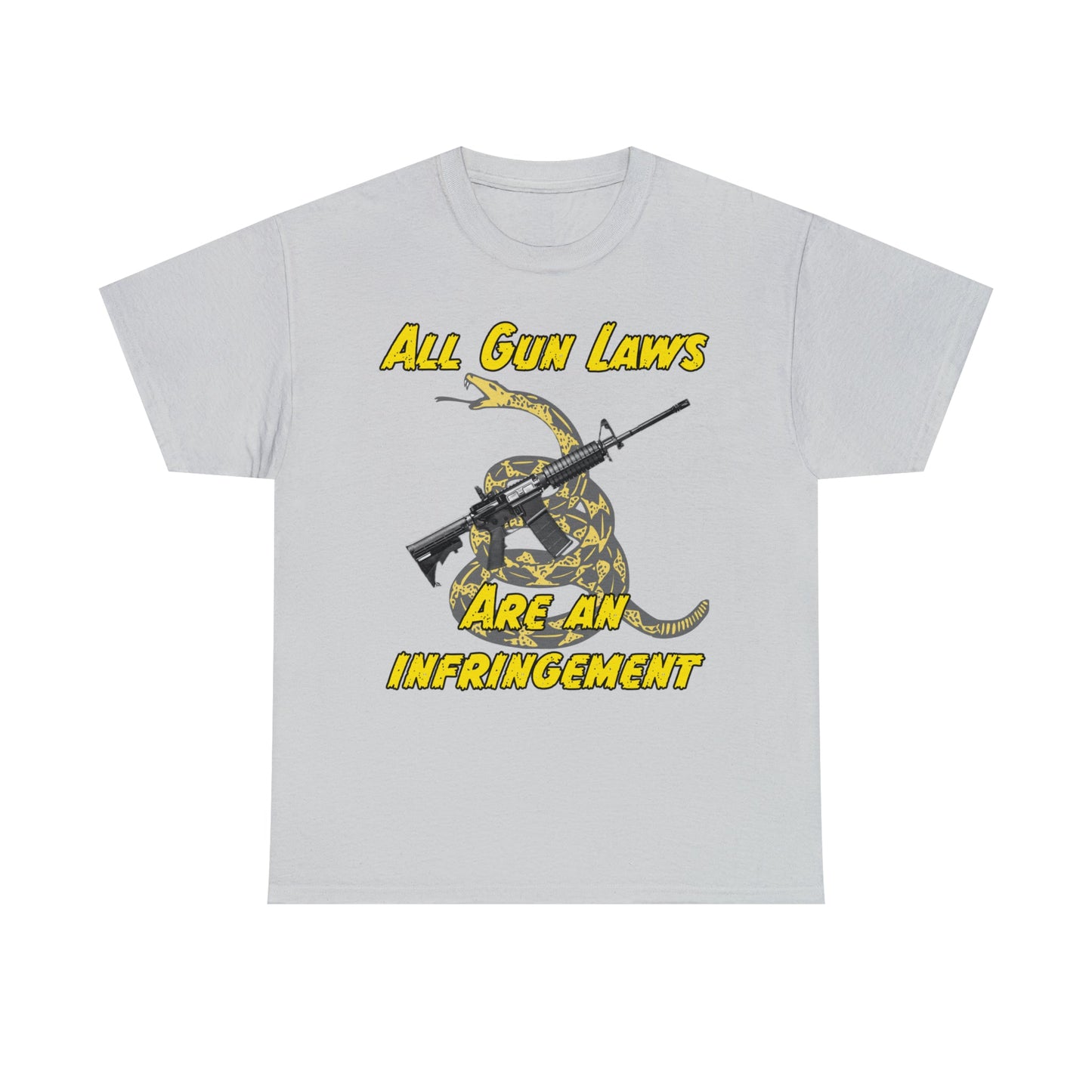 All Gun Laws Are Infringements AR15 Gadsden T-Shirt