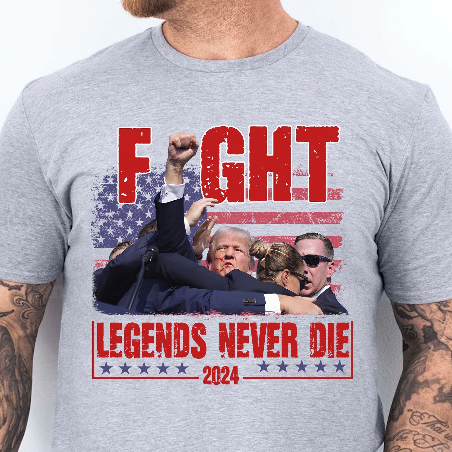 Legends Never Die | Trump Fight 2024 Shirt Pennsylvania Rally | Donald Trump Shirt Bright C1174 - GOP