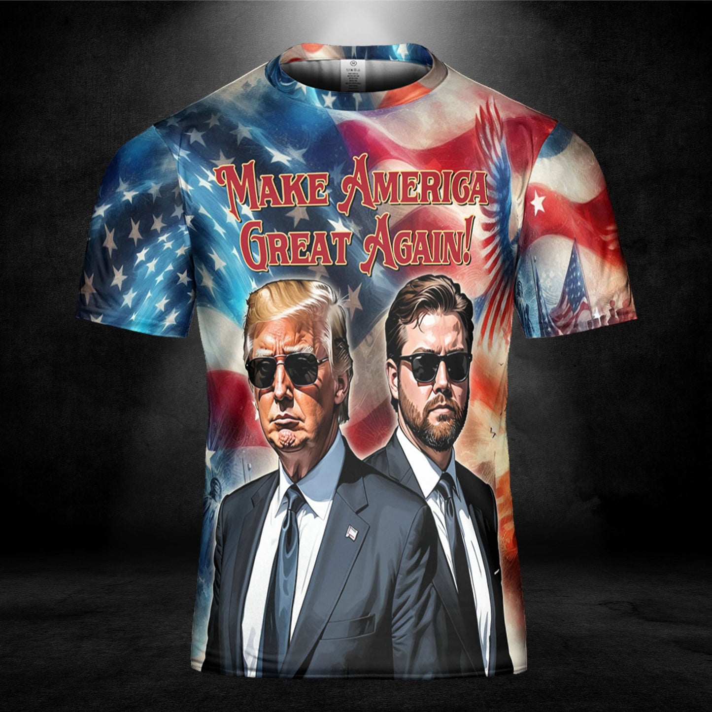 Trump Vance 2024 Make America Great Again | Trump 2024 3D Shirt | JD Vance Shirt | Trump Supporters All-Over Printed T-Shirt C1225 - GOP
