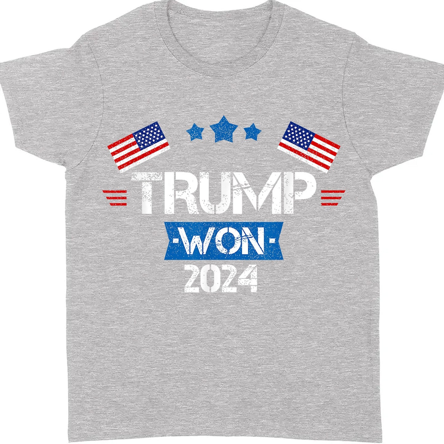 Trump Won 2024, Trump Winning Election Shirt, Trump 47th President Shirt Dark T1716 - GOP