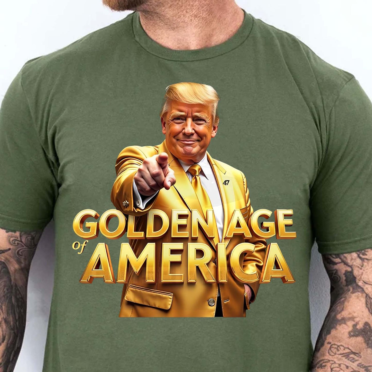 Trump Golden Age of America Shirt, Trump Golden Shirt, Republican Dark Shirt 681988 - GOP