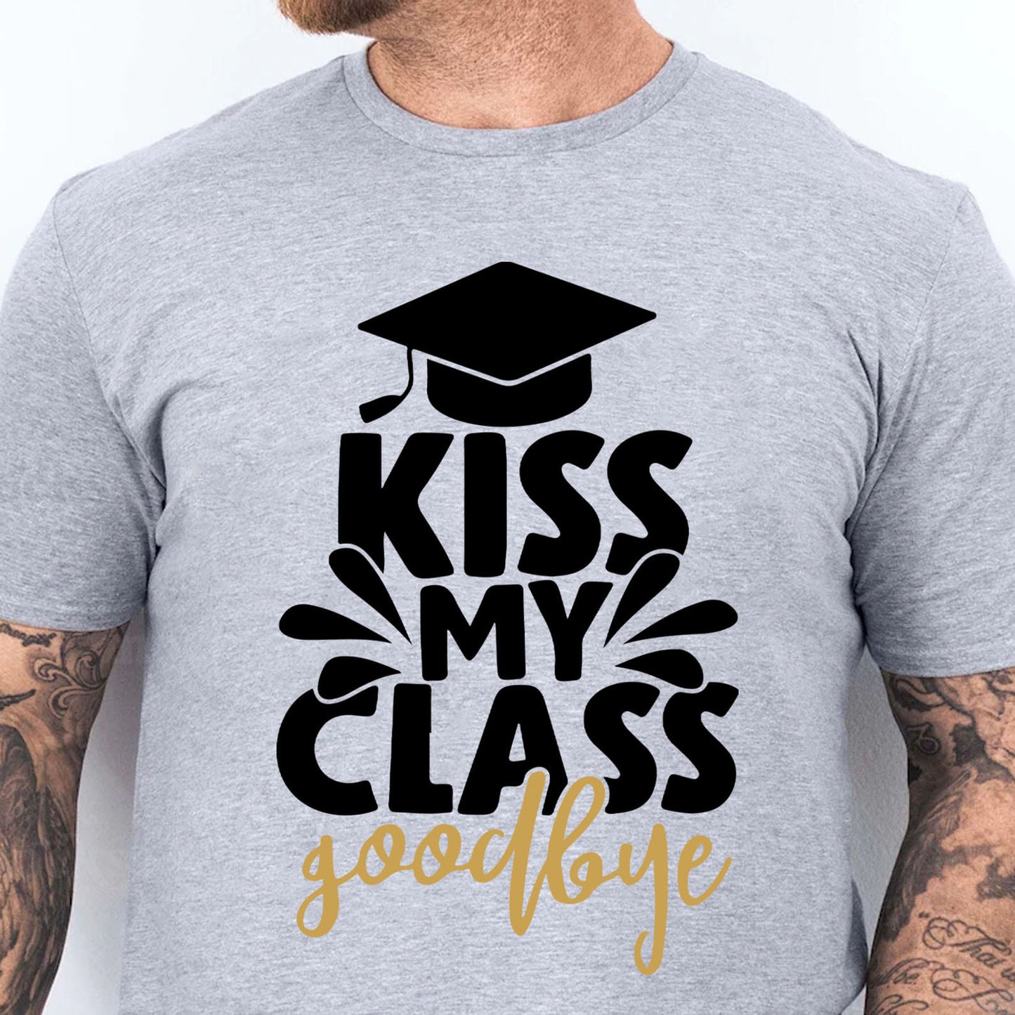 Kiss My Class Goodbye, Graduation Bright Shirt Design, Class Of 2025, Graduation 2025 682039
