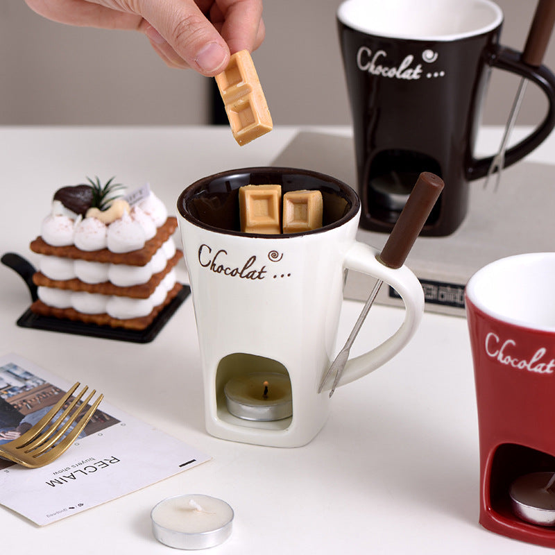 Ceramic Chocolate Cup Hot Pot Stove