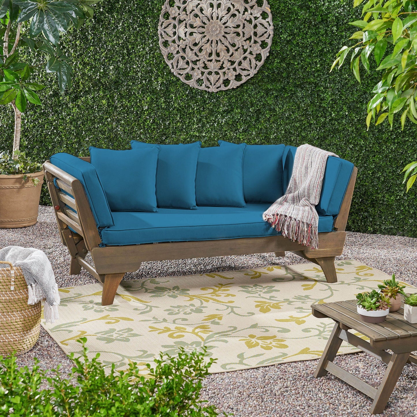 Ottavio Convertible Sofa Daybed With Water Resistant Cushions
