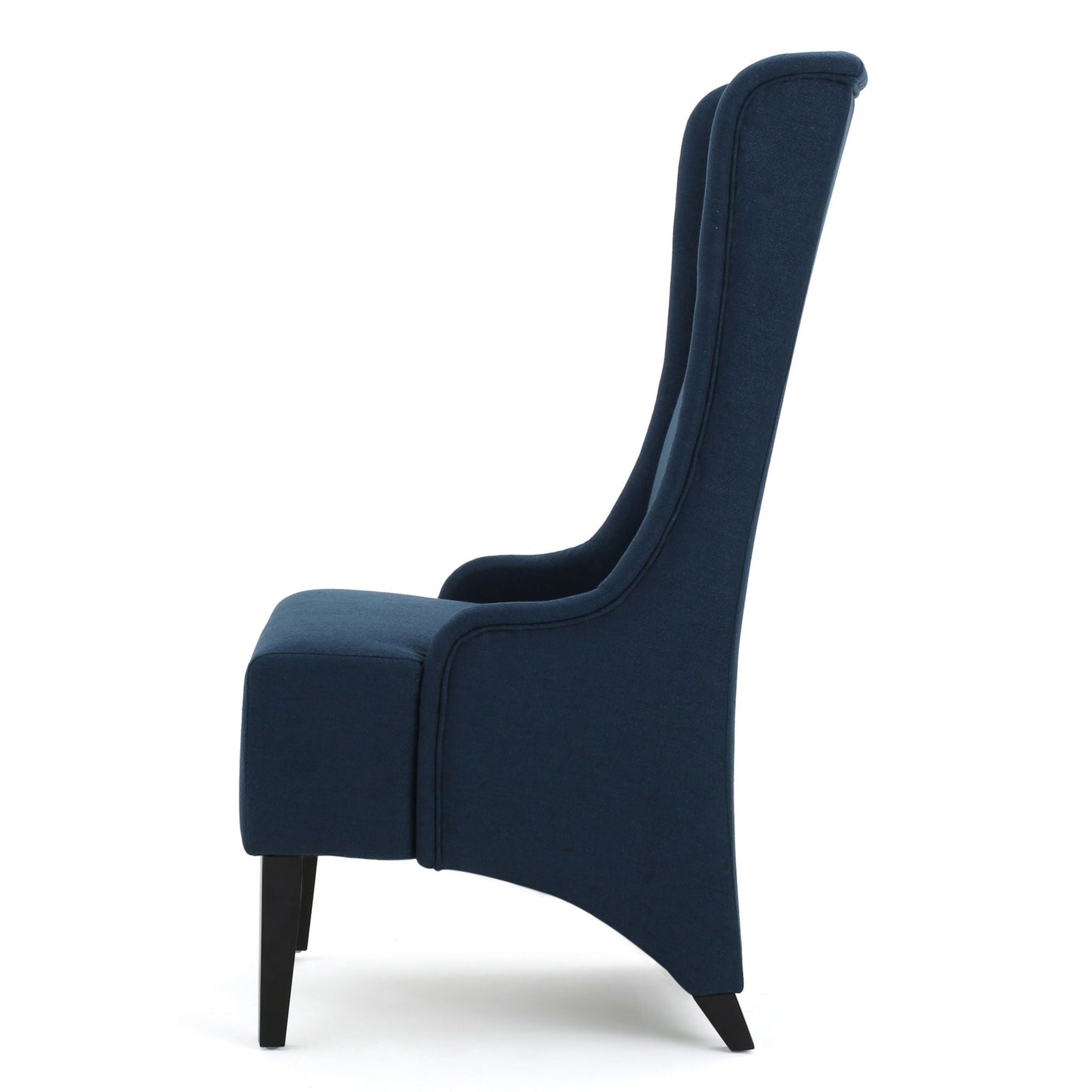 Alight Upholstered Dining Chair With High Back And Birch Wood Legs (Set of 2)