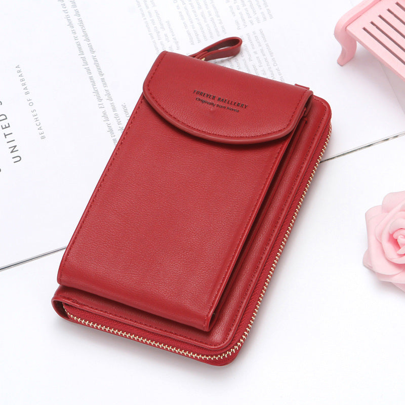 Ladies backpack coin purse