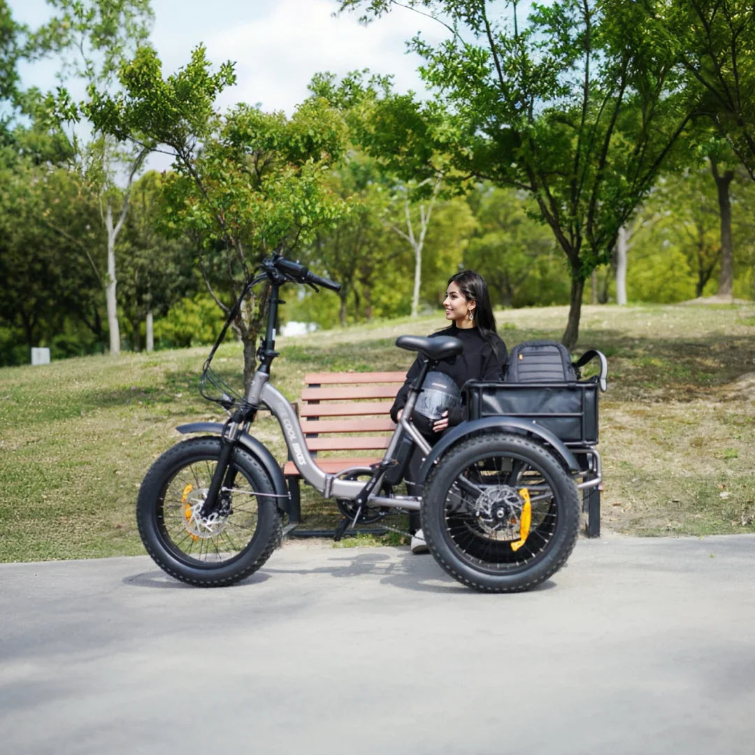 Bee Zipper Foldable Long Range Electric Trike