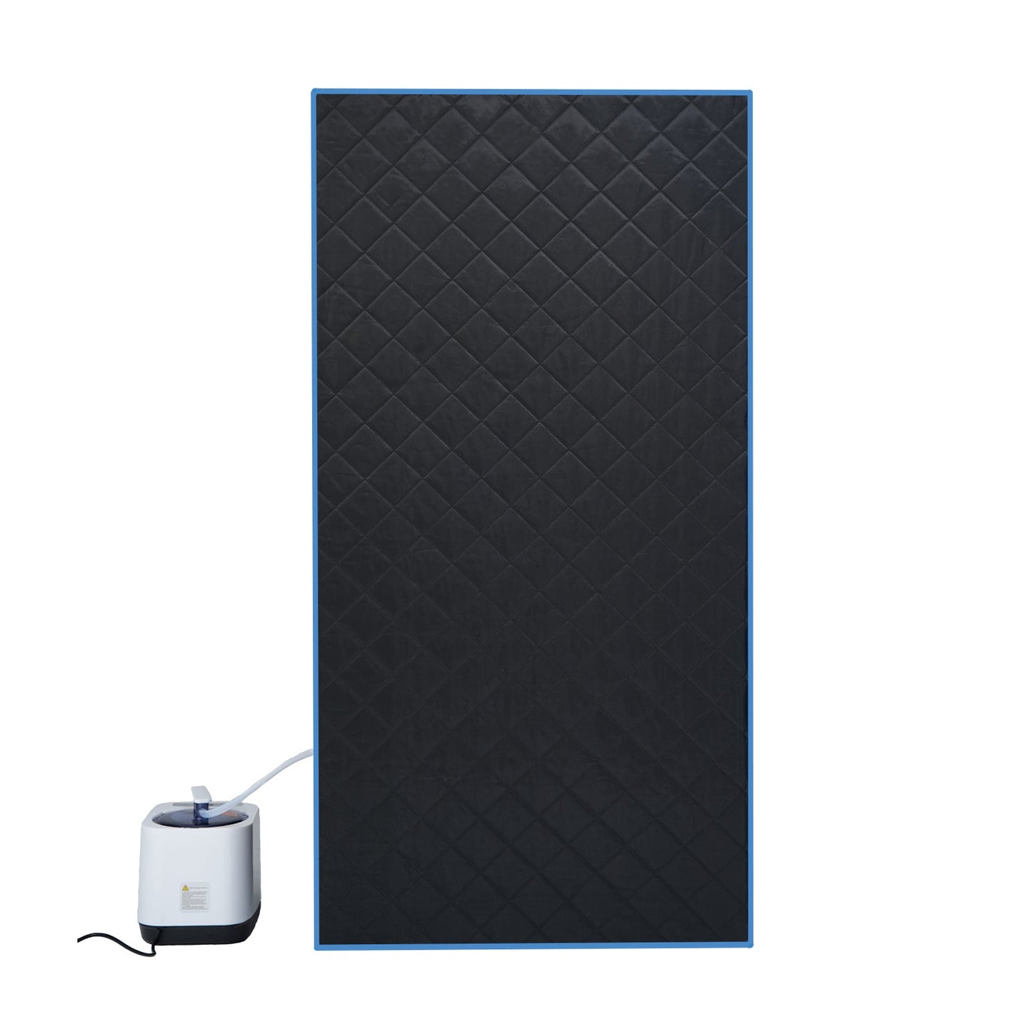 Portable Black Full Size Steam Sauna tent–Personal Home Spa, with Steam Generator, Remote Control, Foldable Chair, PVC pipes. Easy to Install,fast heating, with FCC & UL Certification.