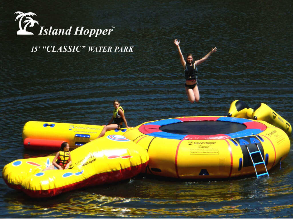 15' Island Hopper "Classic" Premium Water Trampoline