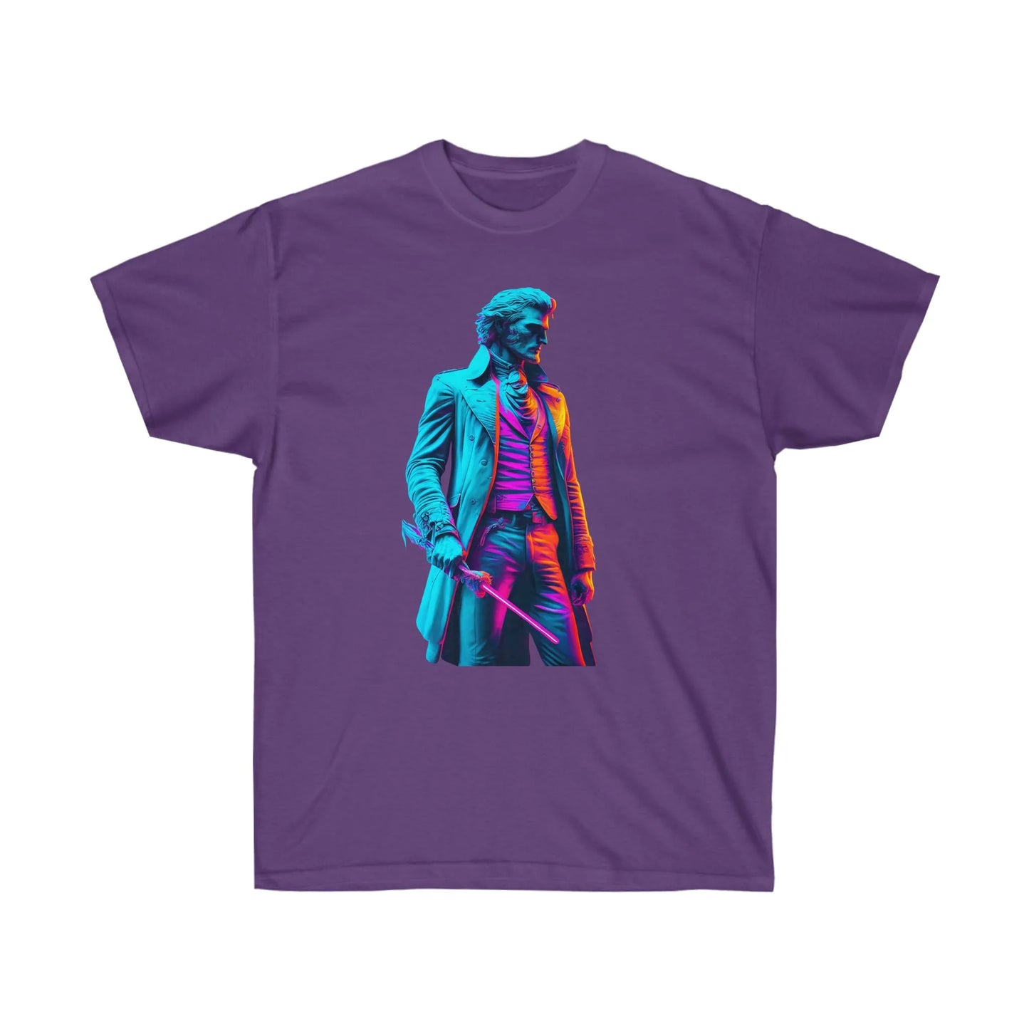 "Altar of God" Thomas Jefferson Synthwave Tee