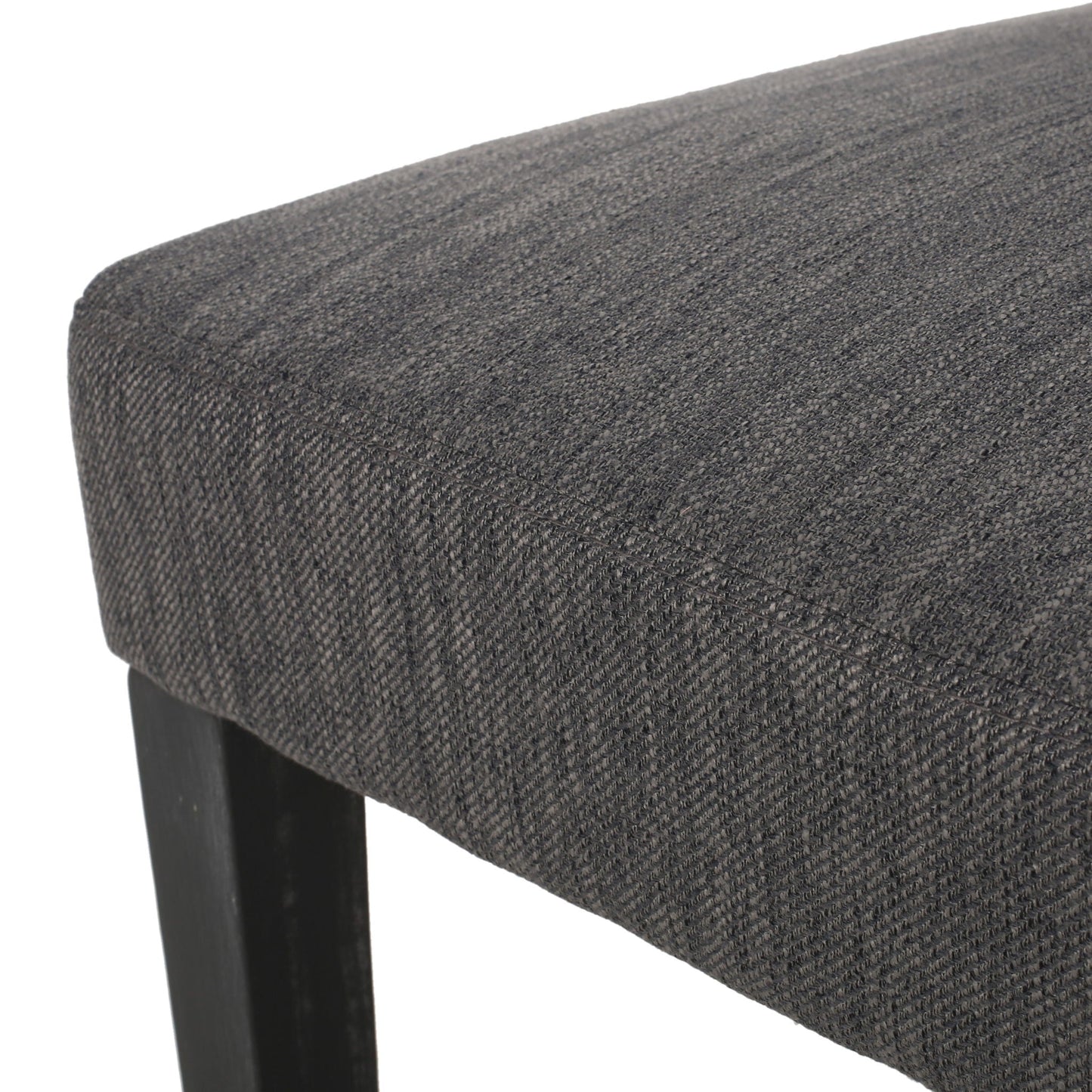 Contemporary Dining Chair with Upholstered Seating and Tapered Legs