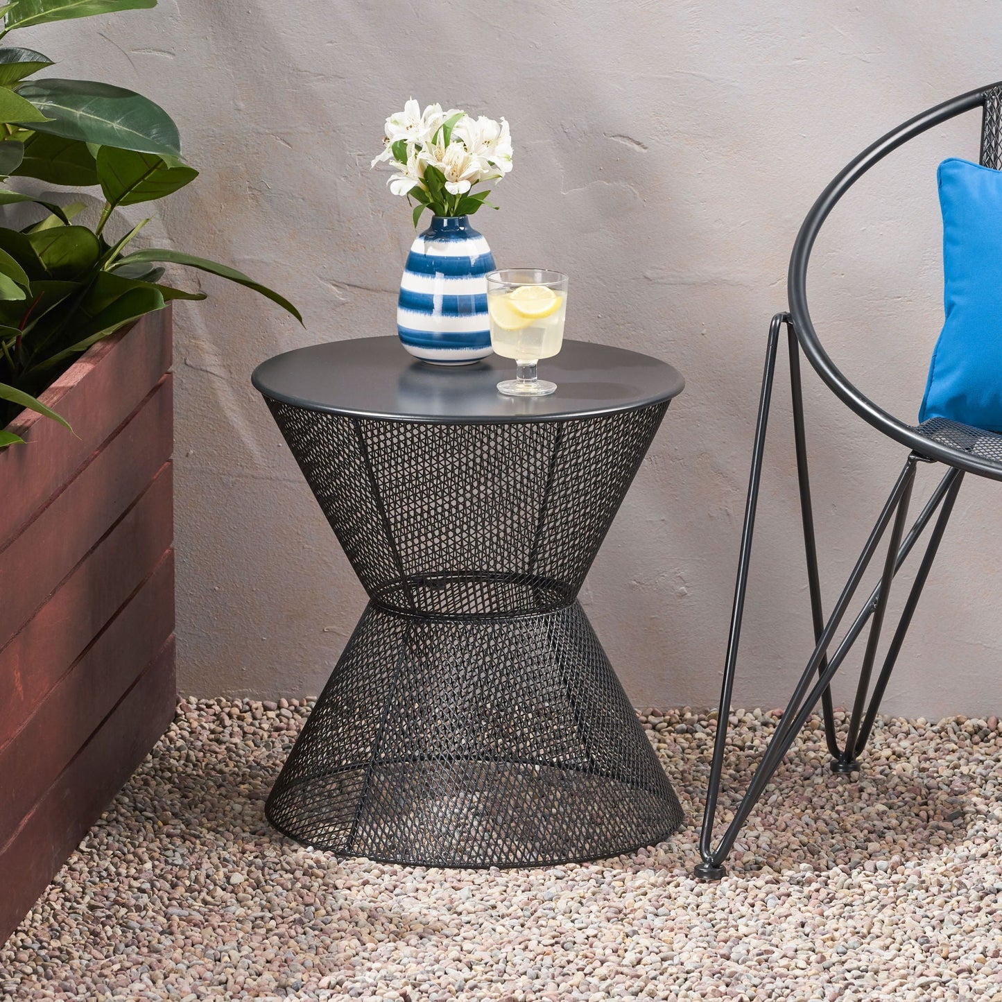 Nevada Contemporary Side Table With Design