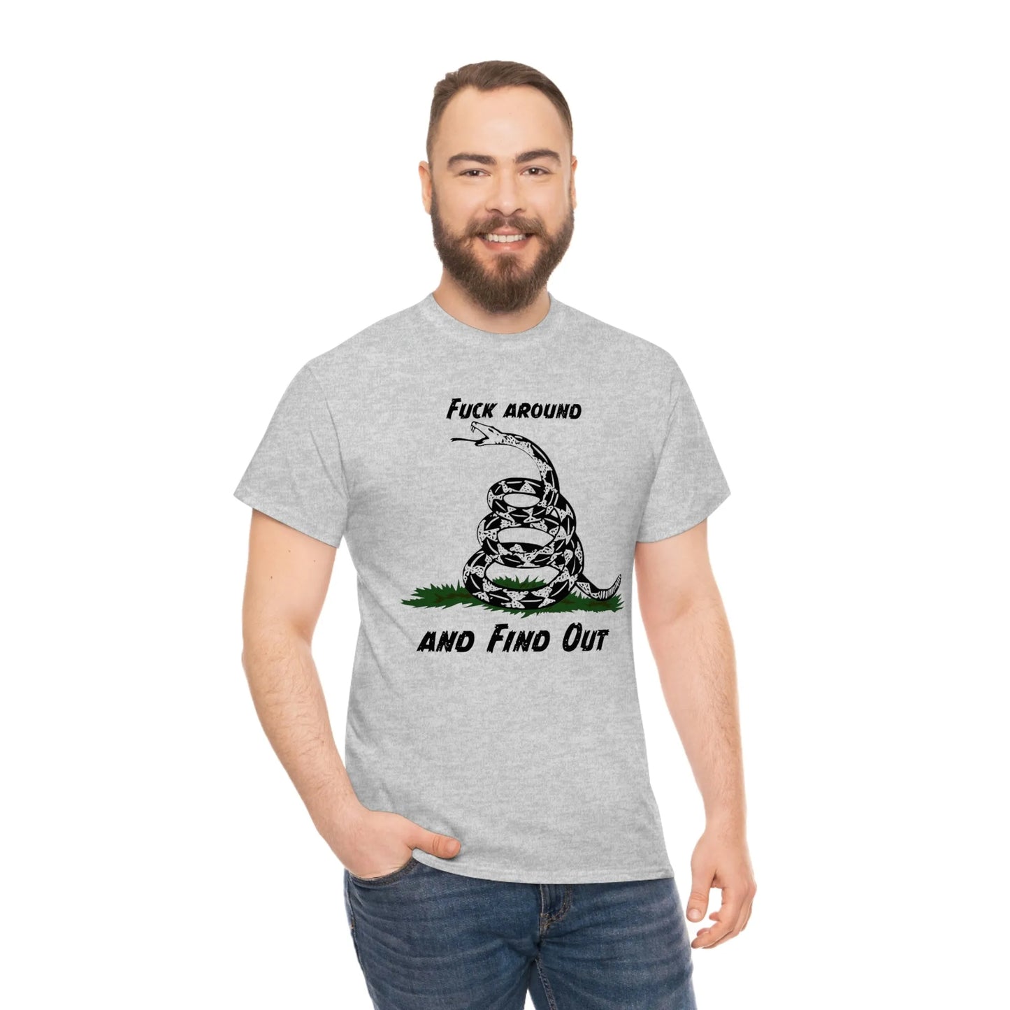 Walton & Johnson: FAFO Gadsden T-Shirt - 4LibertyShop.com