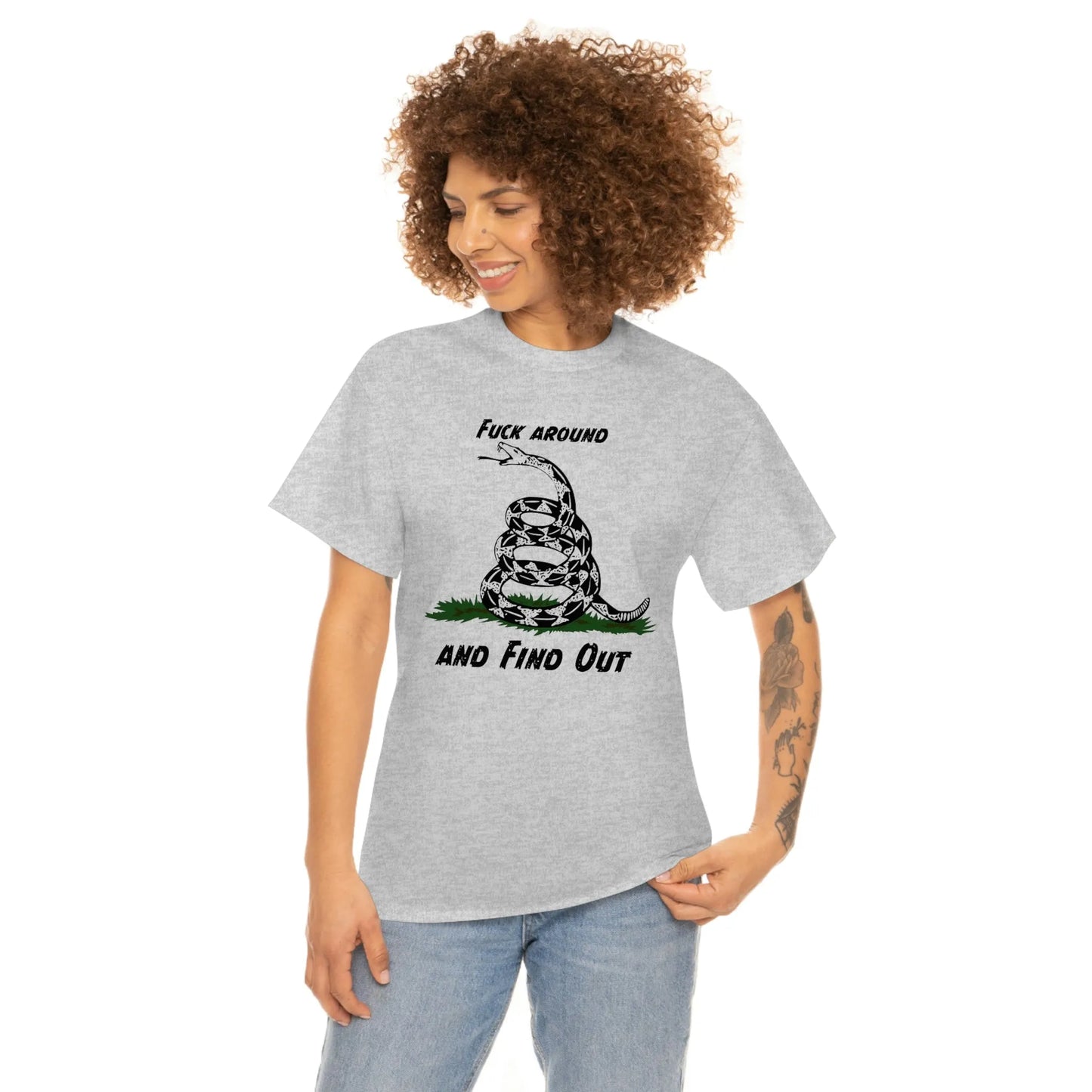 Walton & Johnson: FAFO Gadsden T-Shirt - 4LibertyShop.com