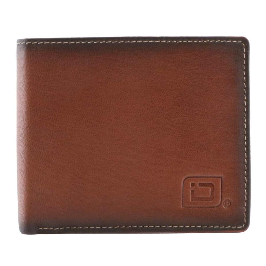 Mens RFID 10 Slot Bifold Wallet with ID Window