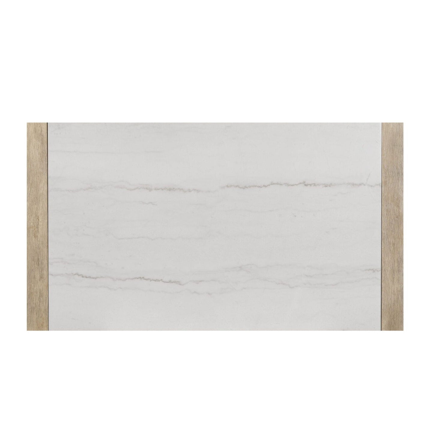 Vanilla - Real Marble Dining Table And Chair Set With Upholstery - Beige / Natural