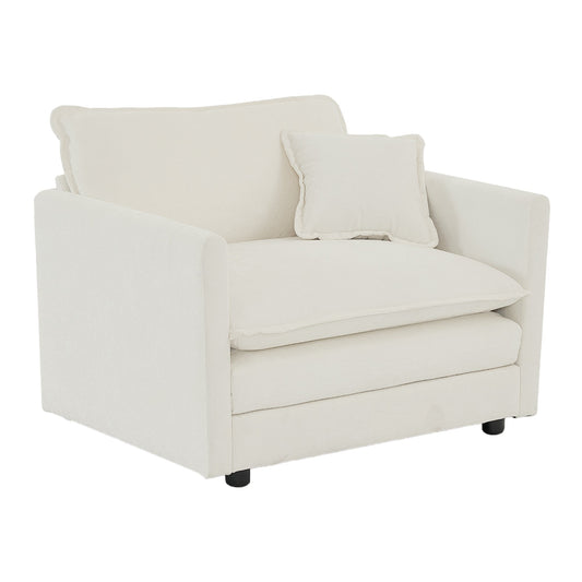 Accent Chair Set of 2, High-End Chenille Upholstered Armchairs