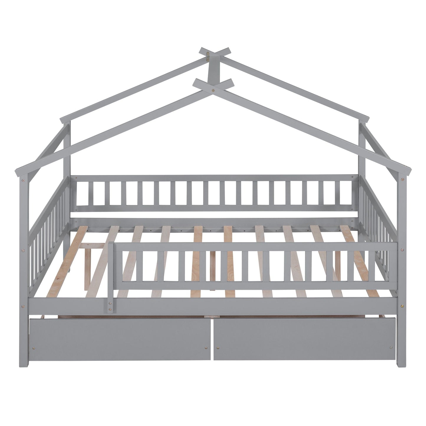 House Bed With 2 Drawers