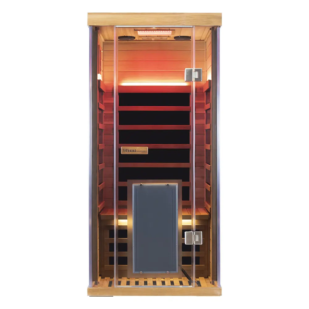Wizzisauna SR01 1 Person Red Cedar Far Infrared Sauna *Pre-Order*