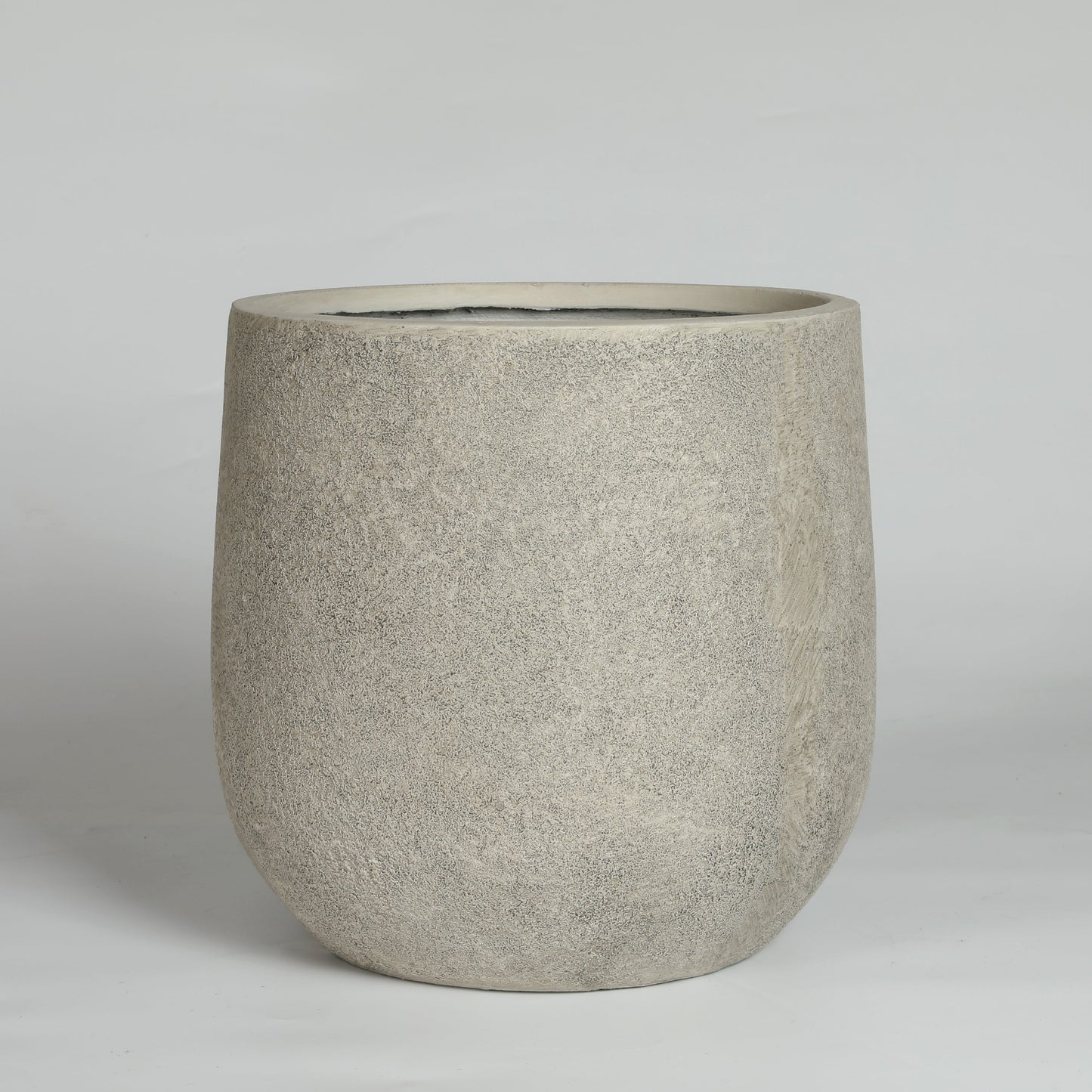 Round Concrete Planter Set of 2 - Antique Grey