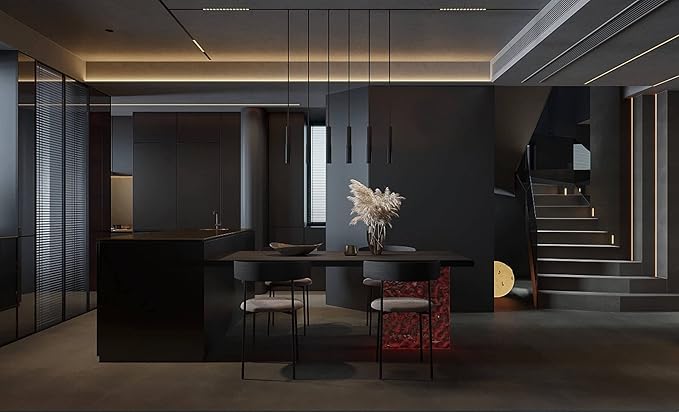 Dimoon 118''x15.7'' Black Skin Peel and Stick Wallpaper Contact Paper Modern Self Adhesive Wall Paper Removable Renter Friendly Textured Solid Color Cabinet Vinyl Roll (118''x15.7'',Black Skin)