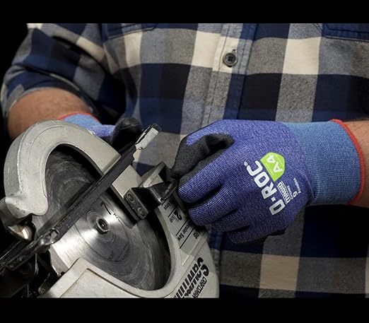MAGID D-ROC ANSI A4 AeroDex Polyurethane Palm Coated Work Gloves, 1 Pair, Size 5/2XS, GPD482