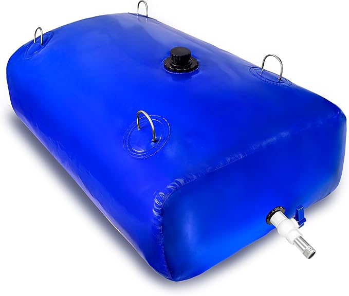 150Gal Portable Water Storage Bladder, Foldable Large Capacity Container Water Tank, Agricultural Irrigation, Camping, Firefighting, Outdoor Household Water
