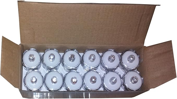 Bright LED Floral Tea Light Submersible Lights for Party Wedding (Green, 20 Pack)