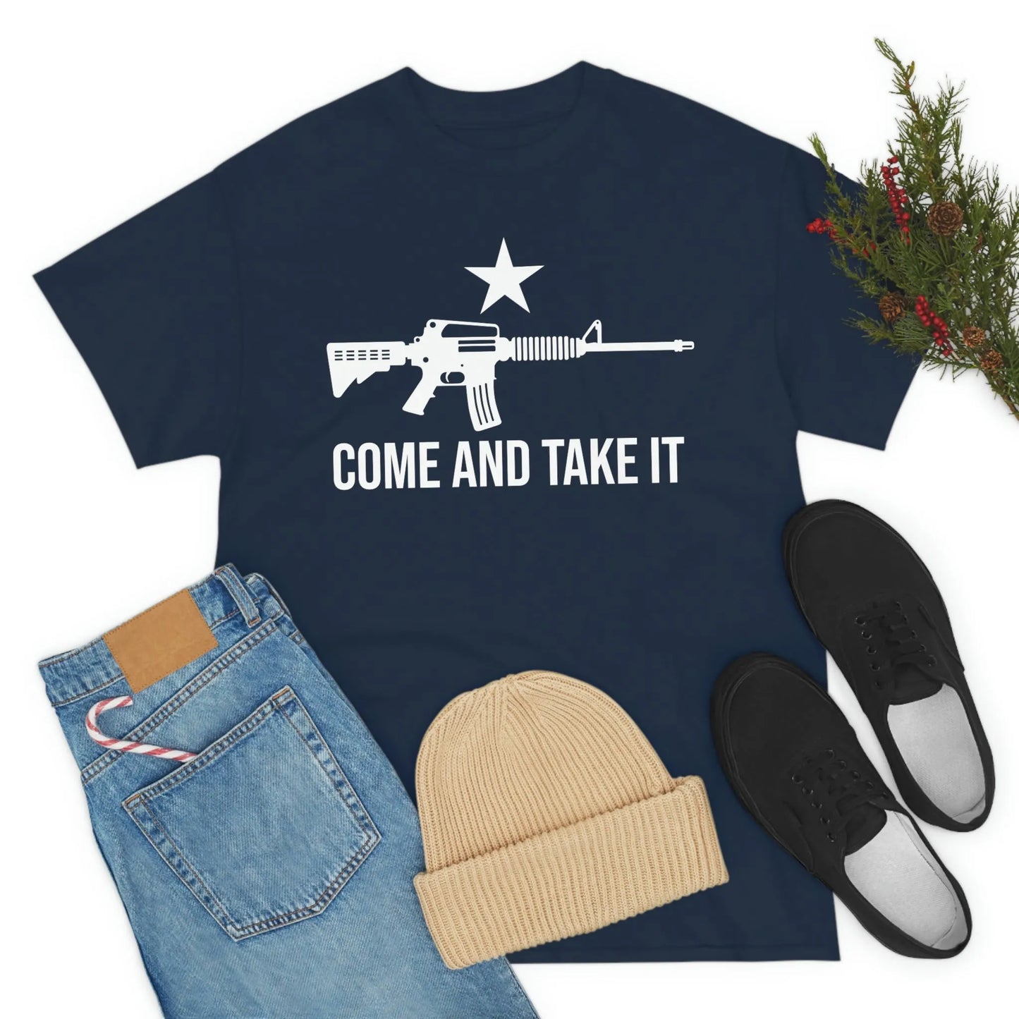 Walton & Johnson: Come and Take It AR15 Chad T-Shirt - 4LibertyShop.com