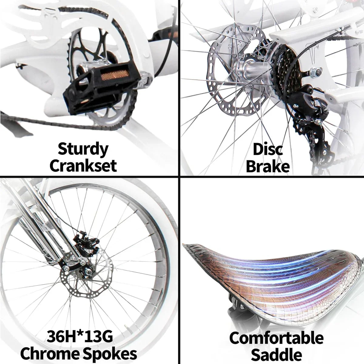 Tracer Raider Pro DS7 Stretch Chopper Cruiser Bike