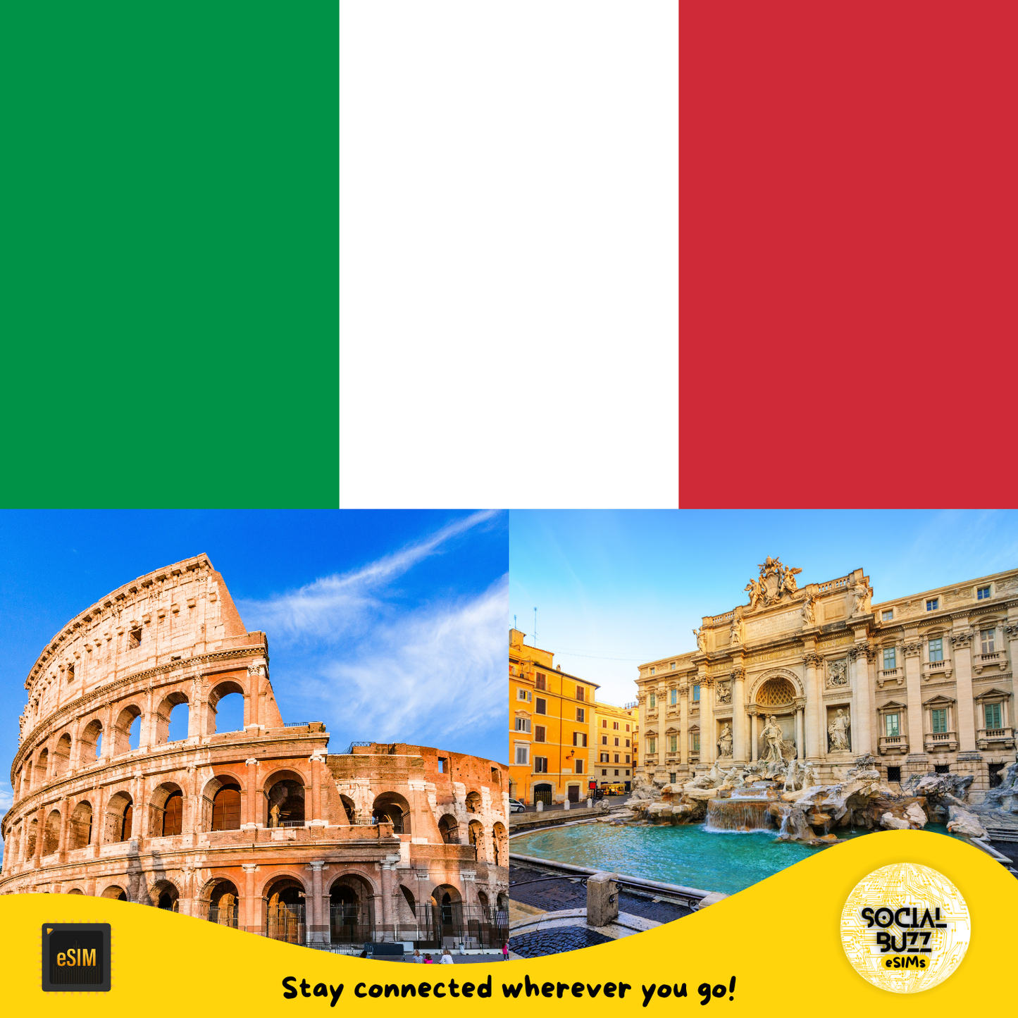 Italy eSIM Internet Data Plan
