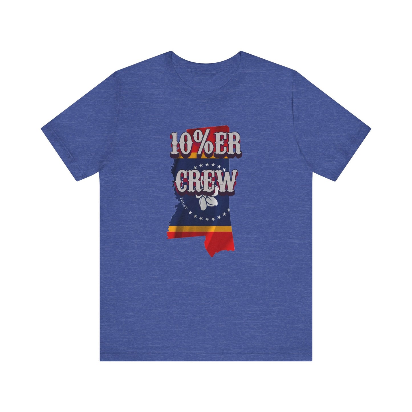 Walton & Johnson: 10%er Crew Mississippi Tee - 4LibertyShop.com