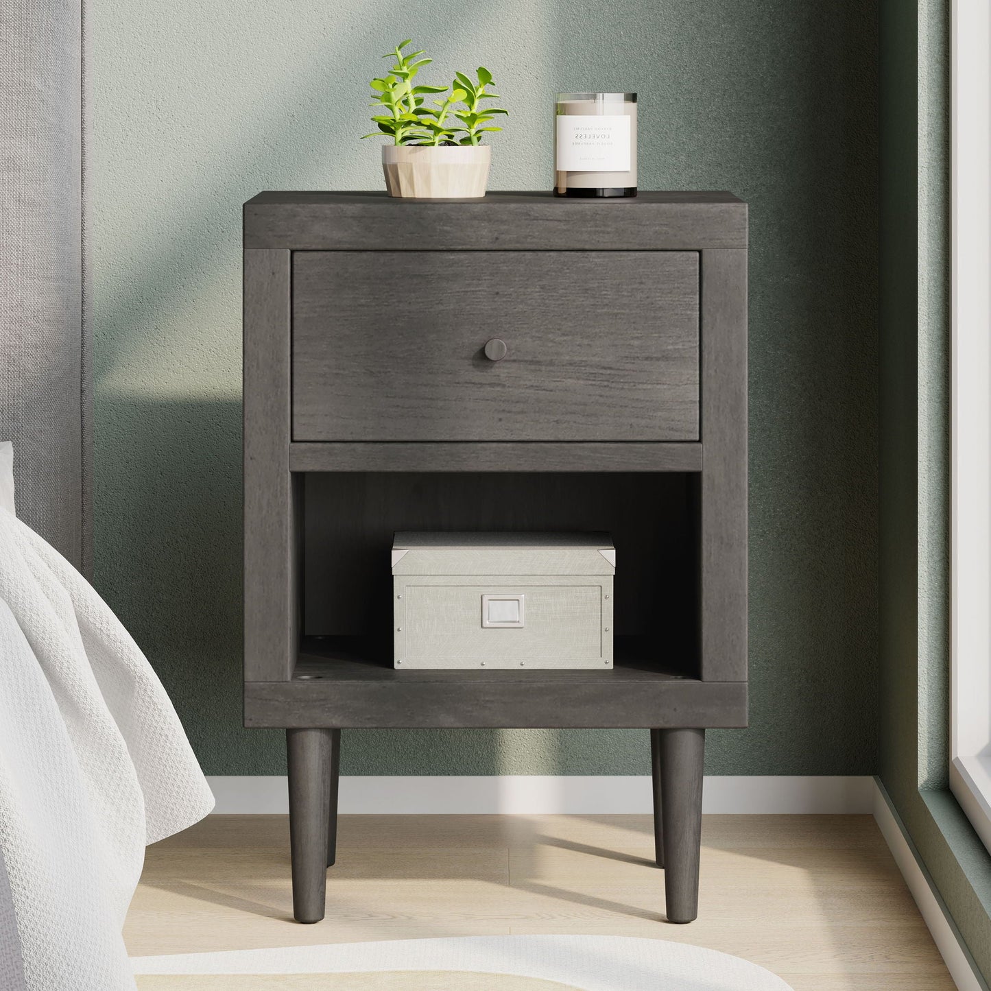 Nystrom Single Drawer Nightstand