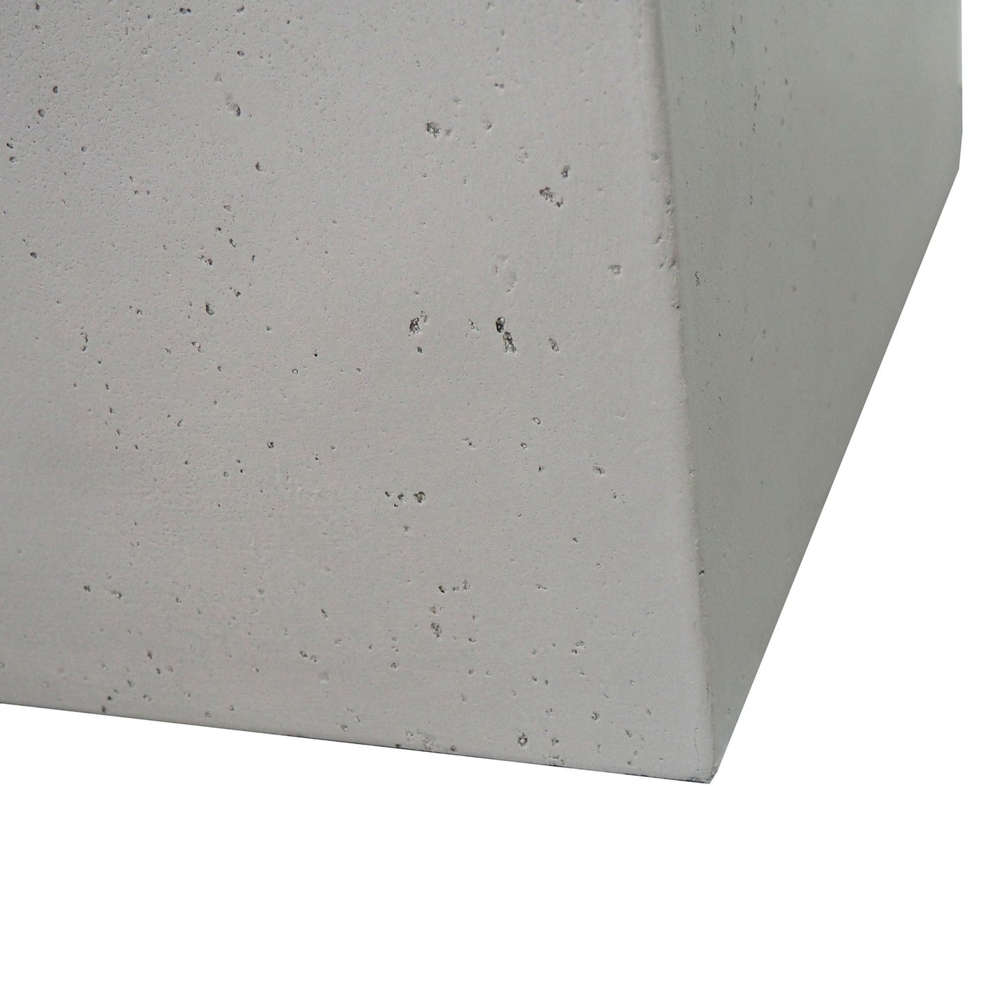 Outdoor Patio Square Gas Burning Concrete Fire Pit 40,000 BTU