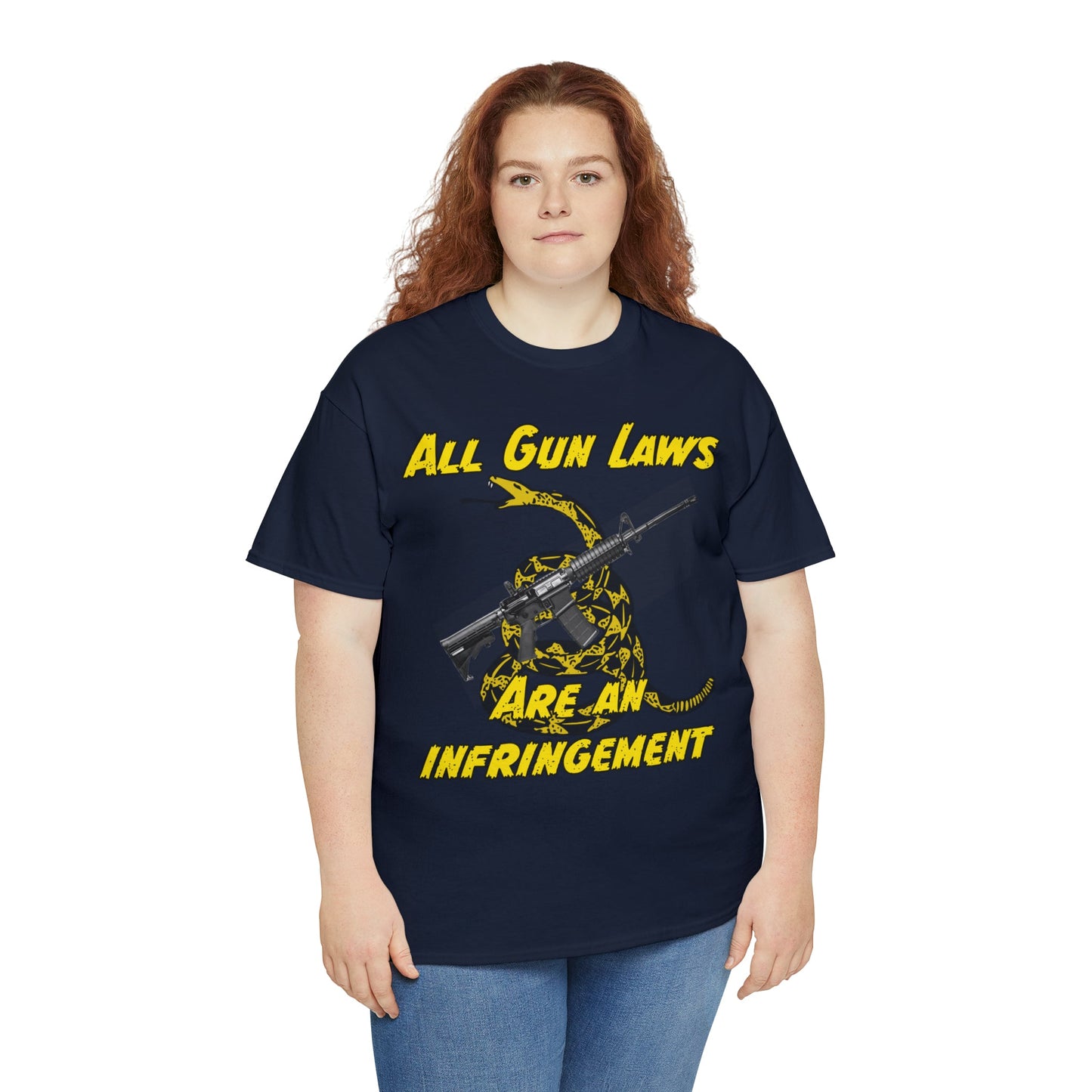 All Gun Laws Are Infringements AR15 Gadsden T-Shirt