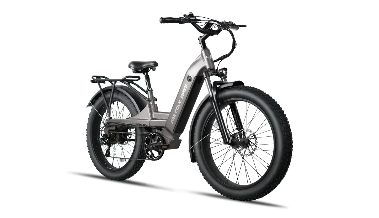 Bee Pathfinder Step-Thru Full Suspension Long Range Electric Bike