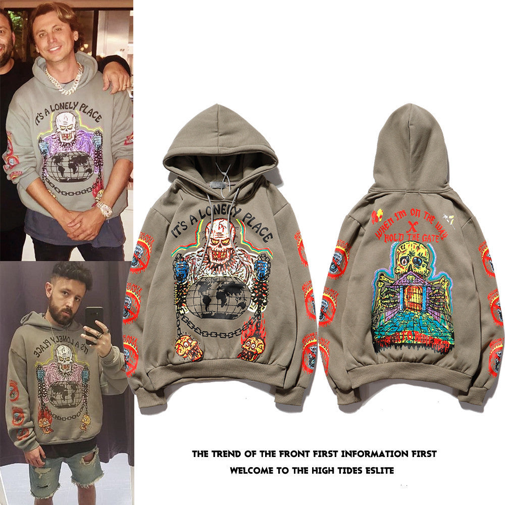 Hoodie men's Harajuku men's clothing
