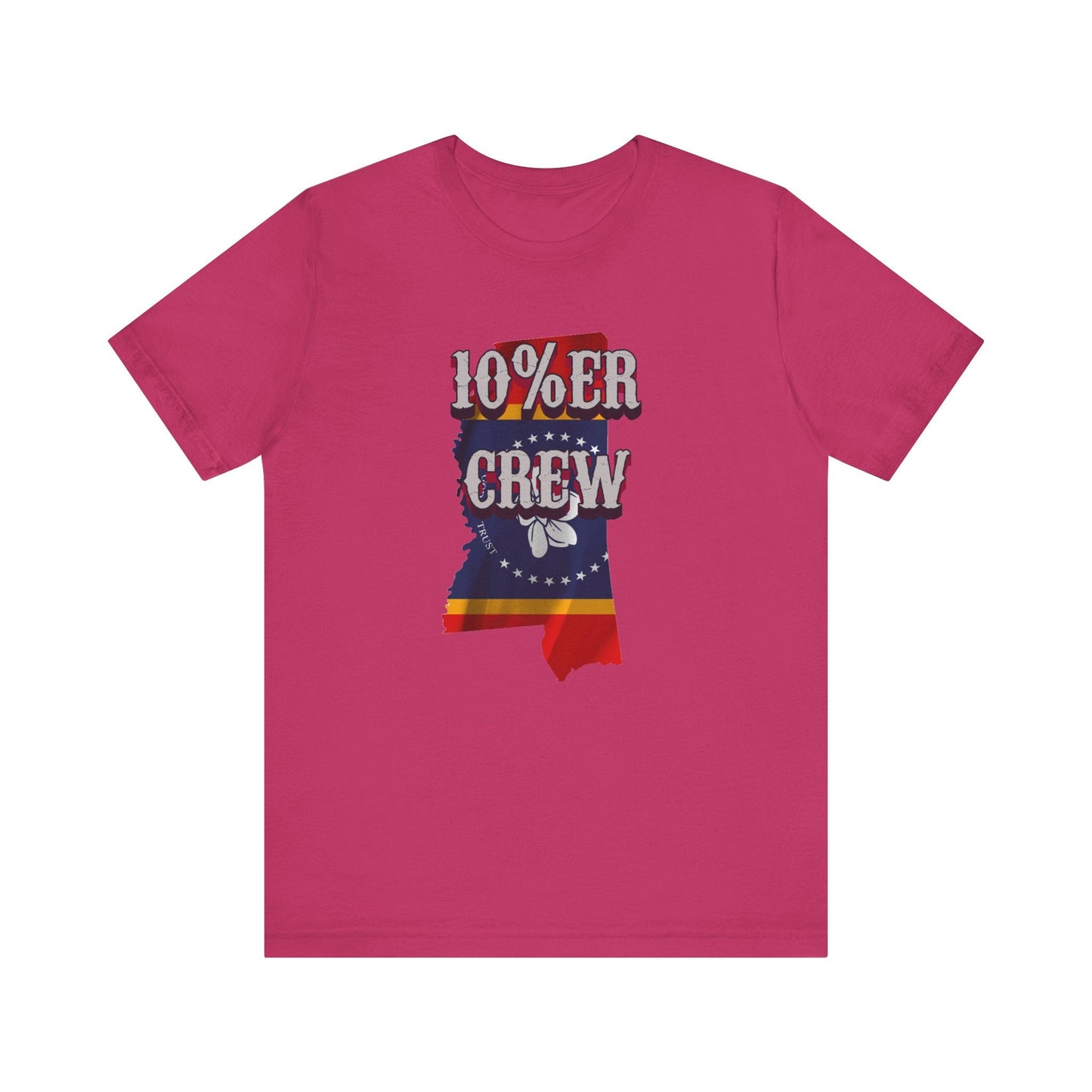 Walton & Johnson: 10%er Crew Mississippi Tee - 4LibertyShop.com