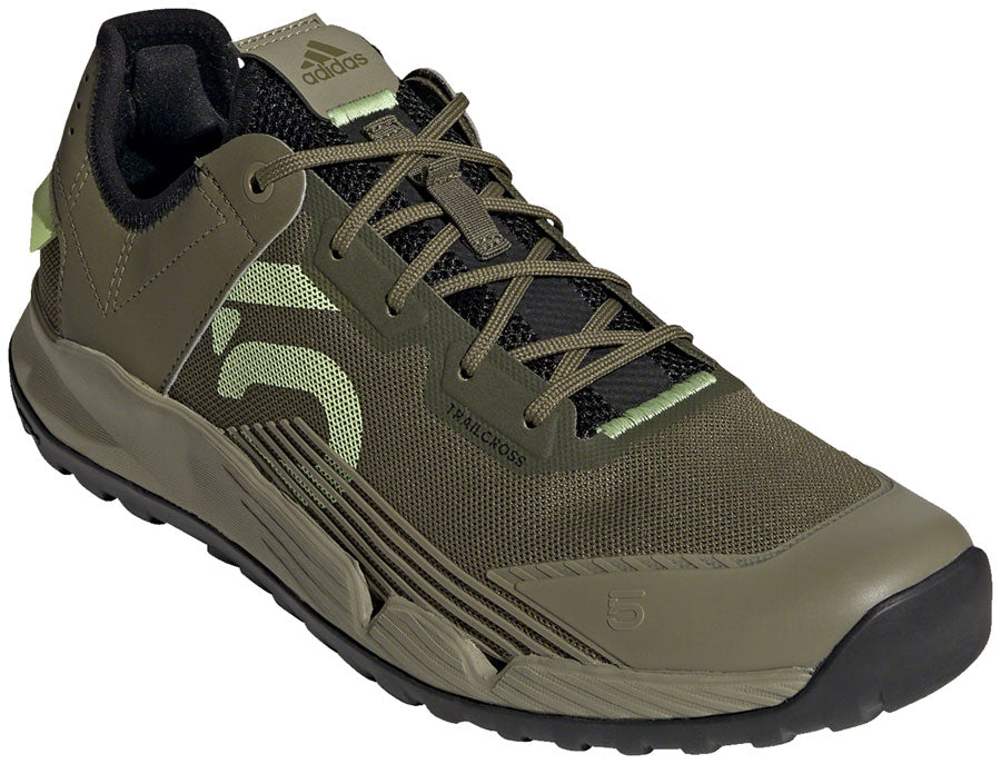 Five Ten Trailcross LT Flat Shoes - Men's Focus Olive/Pulse Lime/Orbit Green 11.5