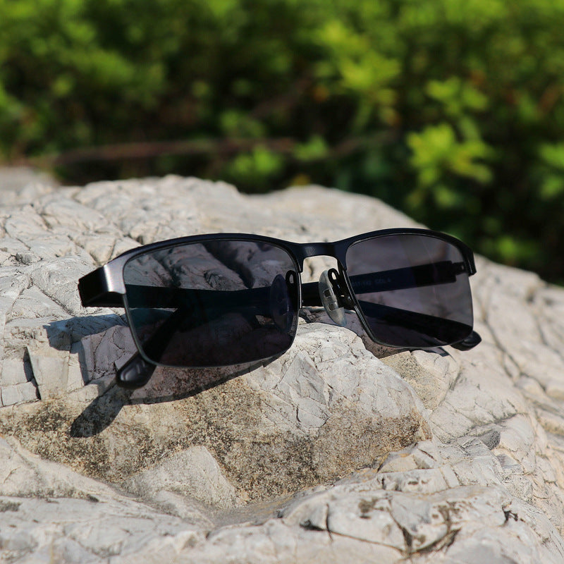 Alloy Frame Sun Transition Photochromic Reading Glasses