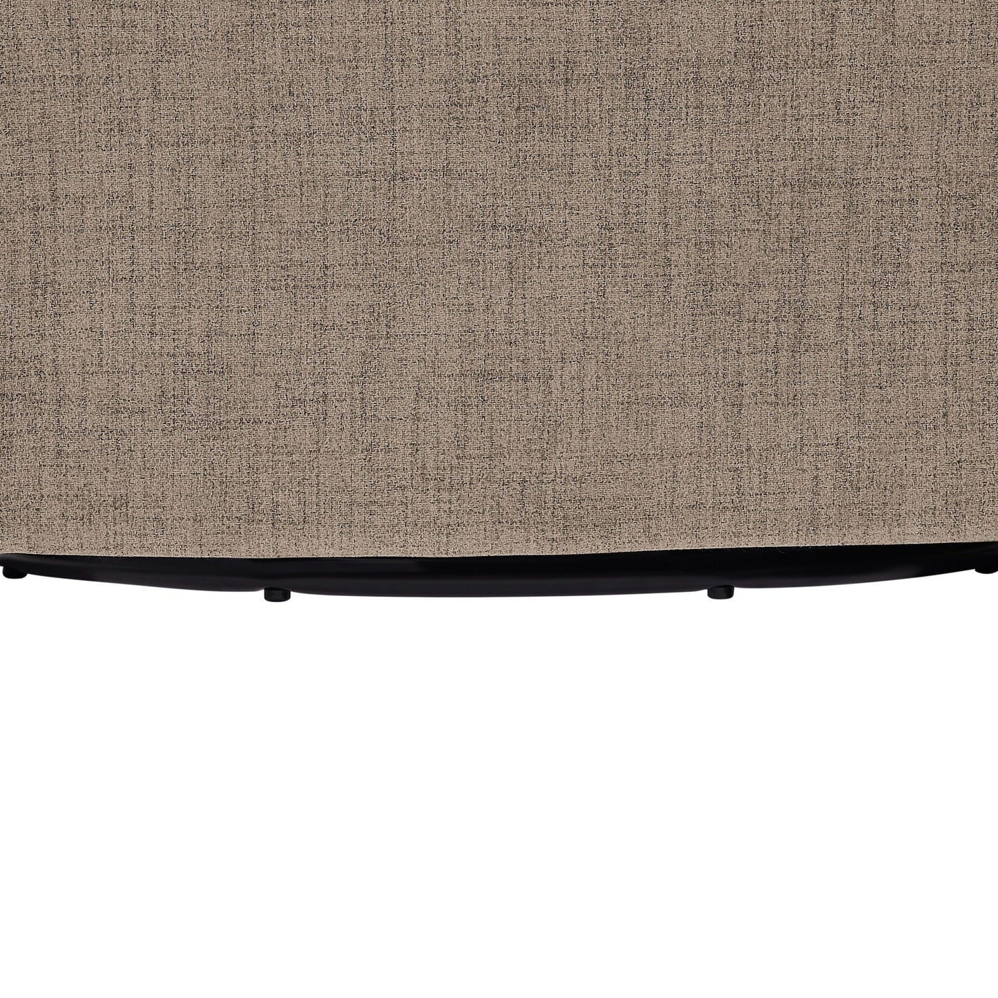 Solitude - Skirted Swivel Accent Chair With Hemp Like