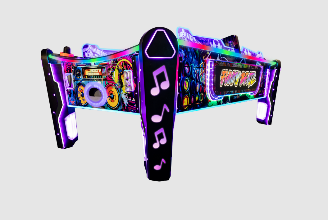 Funky Beatz Curved Air Hockey Table by Benchmark Games