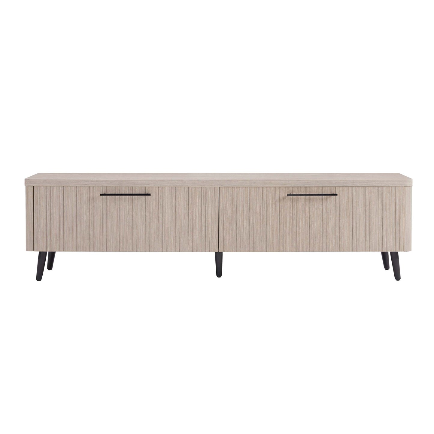 Jodie - Fluted TV Stand - Oak