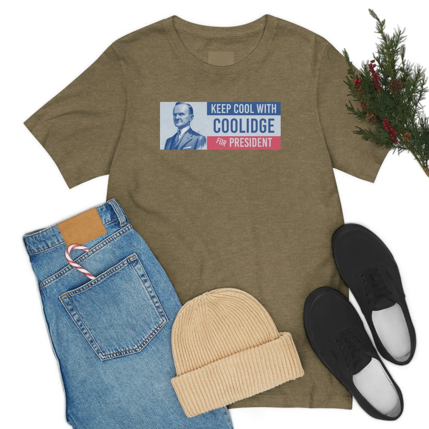 Keep Cool With Coolidge For President Calvin Coolidge T-Shirt