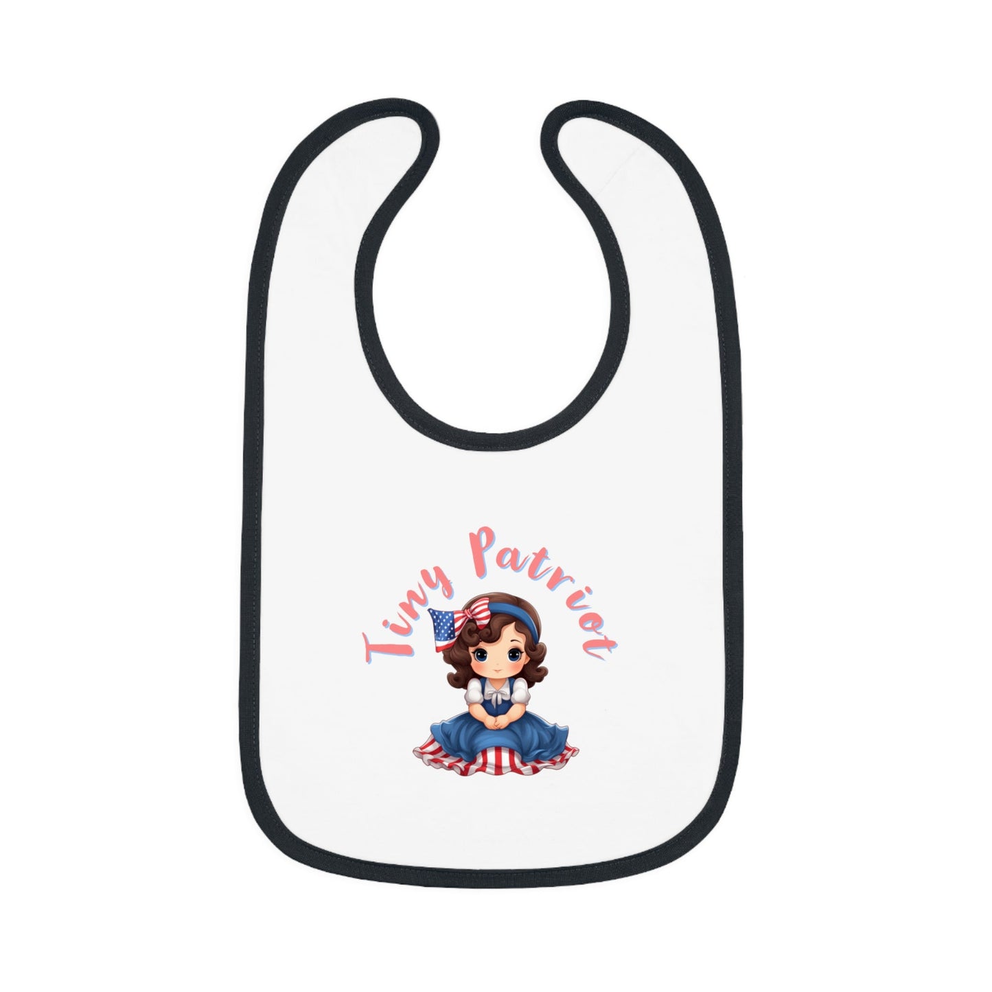 Tiny Patriot Betsy Ross Baby Bib