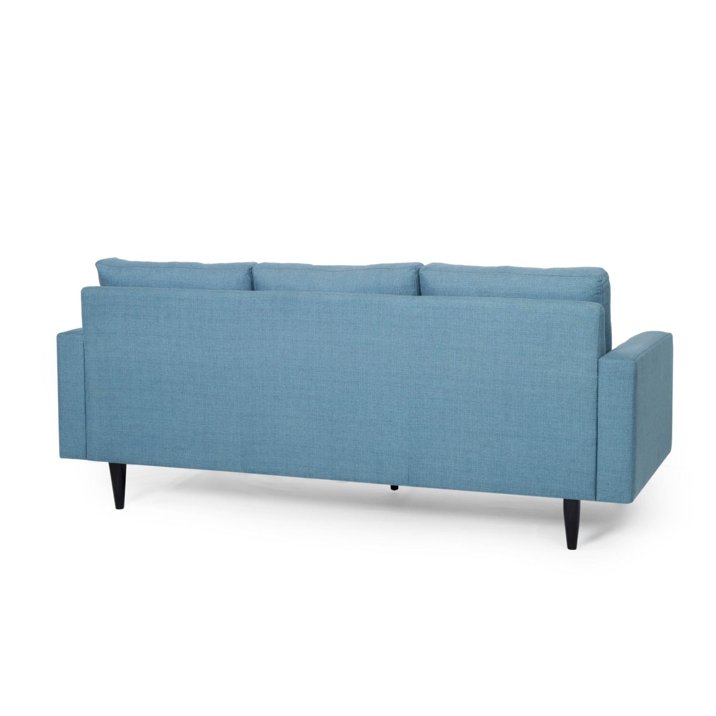 Jenny Contemporary Tufted Fabric 3 Seater Sofa