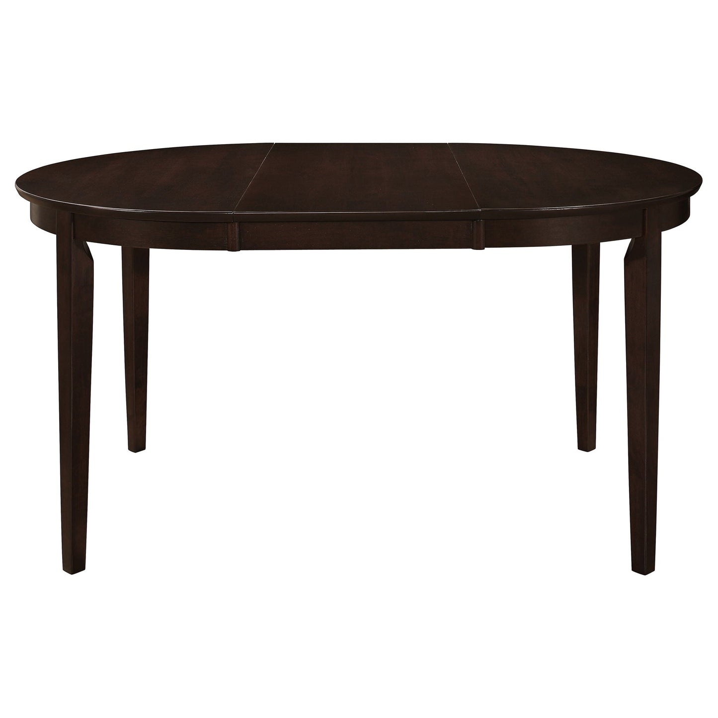 Gabriel - Oval 7 Piece Dining Set With Chairs - Cappuccino