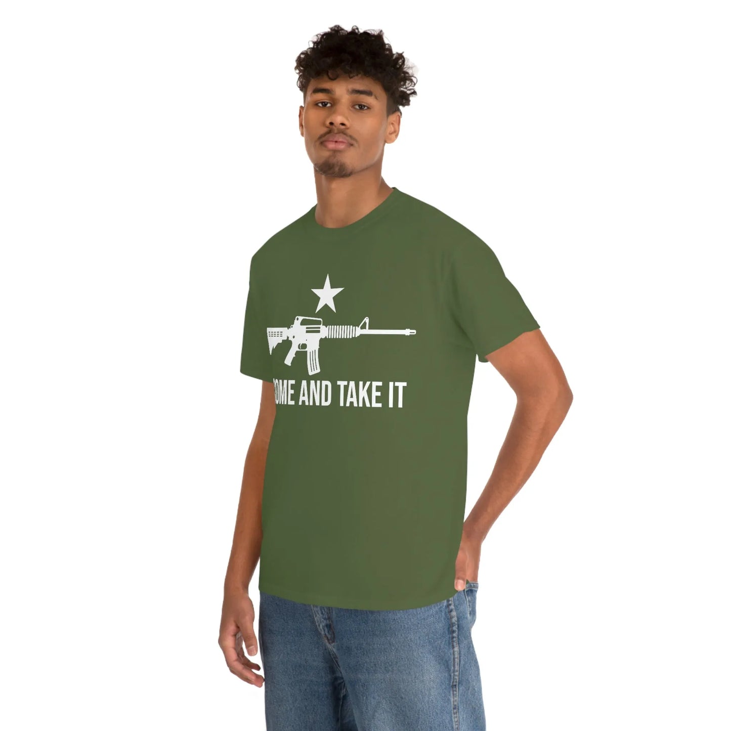 Walton & Johnson: Come and Take It AR15 Chad T-Shirt - 4LibertyShop.com