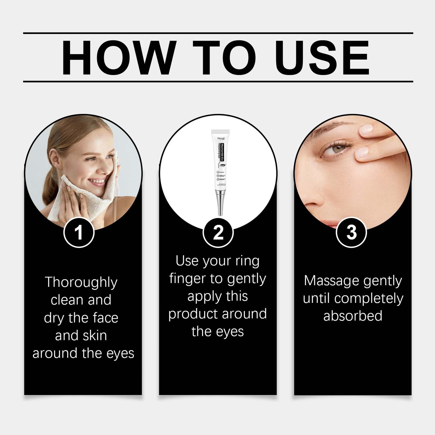 Niacinamide Eye Gel Hydrating And Moisturizing Elastic Firming Skin Around Eye Care Moisturizing Eye Cream